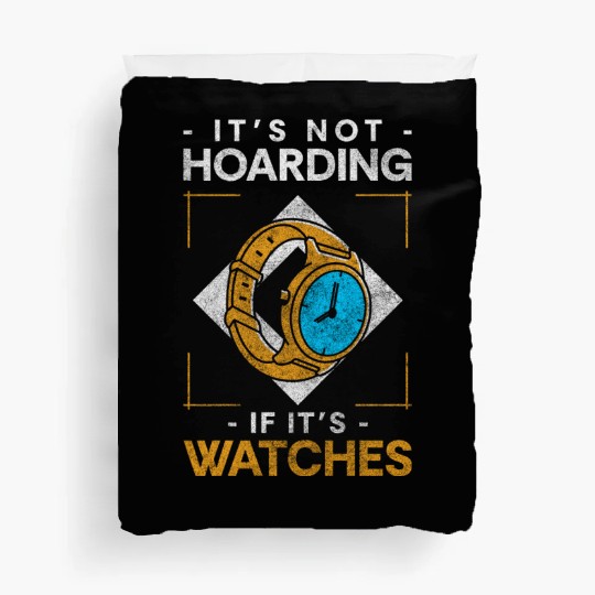 Clock Luxury Watch Old School Duvet Covers