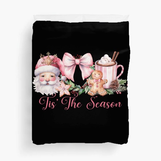 Pink Tis The Season Set Pink Duvet Covers