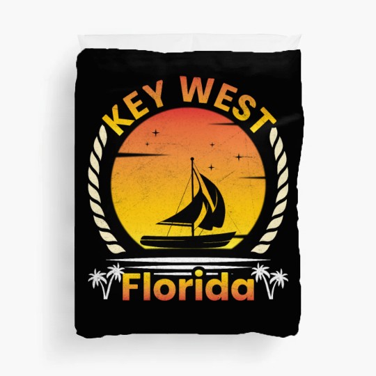 KEY-WEST FLORIDA Sunshine-State West Keys Duvet Covers