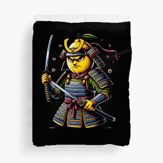 Samurai Lemon Warrior Blossom Art Duvet Covers