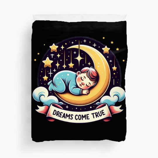 Dreams Come True Under Starry Night Sky Duvet Covers