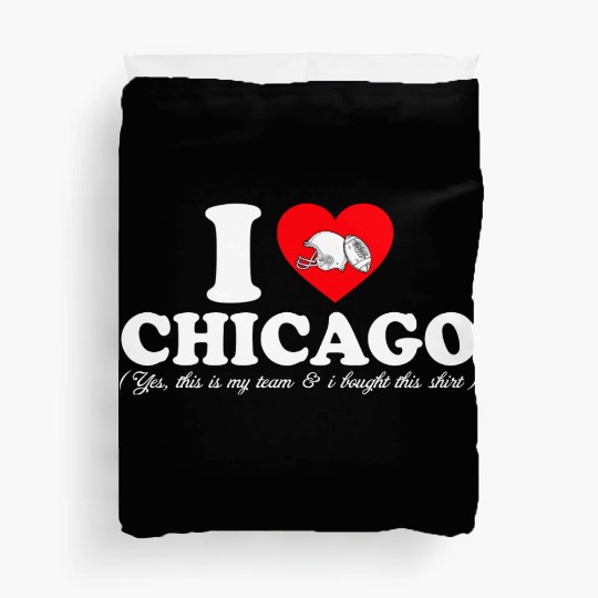 Groovy I Love CHICAGO Duvet Covers