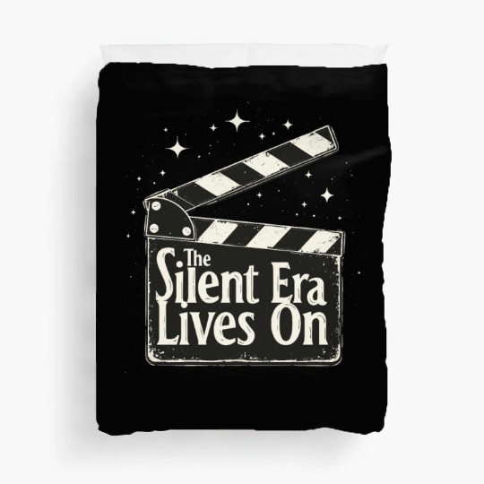 Silent Movie Fan Vintage Cinema Classic Film Lover Duvet Covers