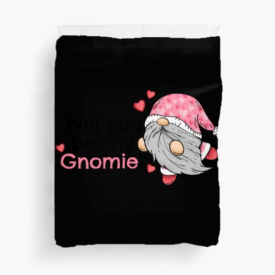 Gnomes Valentines Revelin, Valentines Retro Duvet Covers