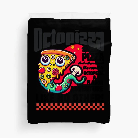 Octopizza Pizza And Octopus Fantasy Duvet Covers
