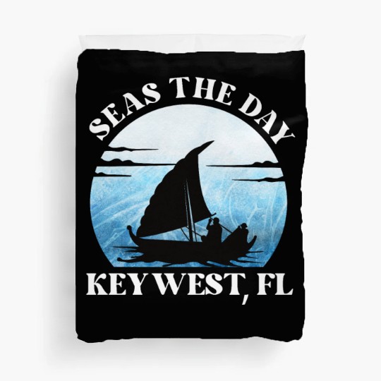 Sunshine-State Florida SEAS DAY KEY-WEST, FL Duvet Covers