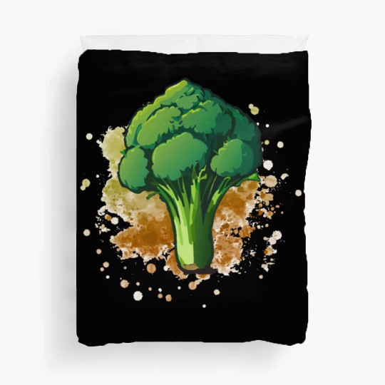 Vegetarian Vegan Broccoli Duvet Covers