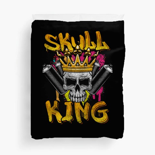 Spray Can Subway House Neon Duvet Covers