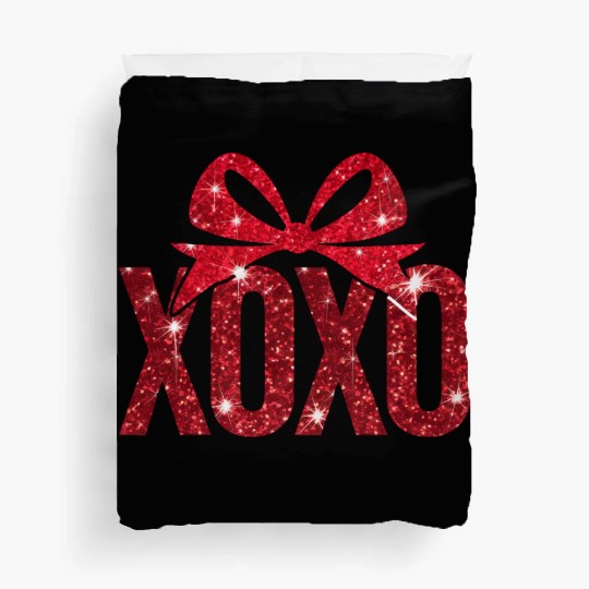 Faux Sequin Xoxo Duvet Covers