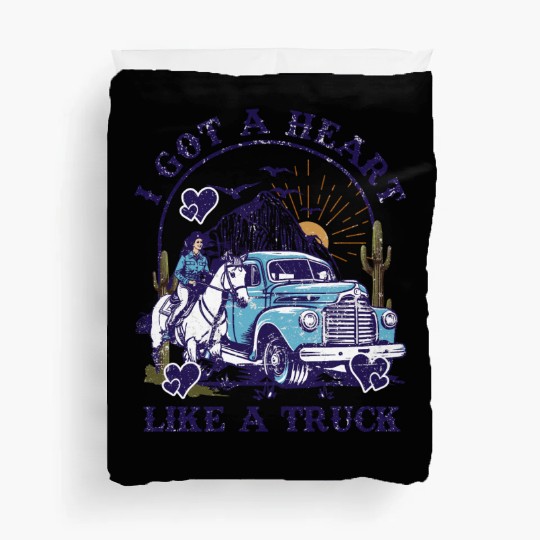 I Got A Heart Like A Truck Duvet Covers