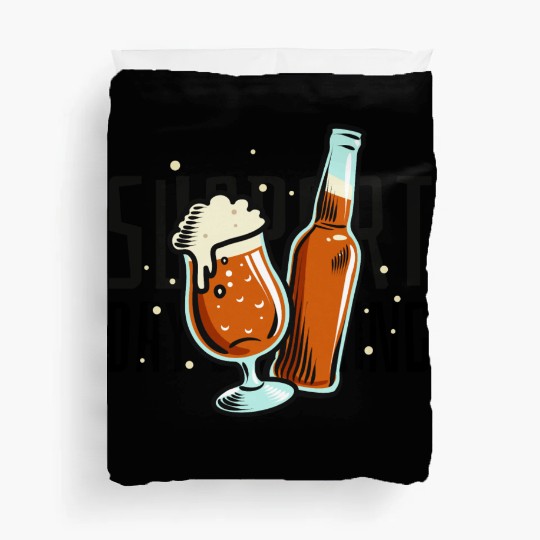 Support Day Drinking Duvet Covers