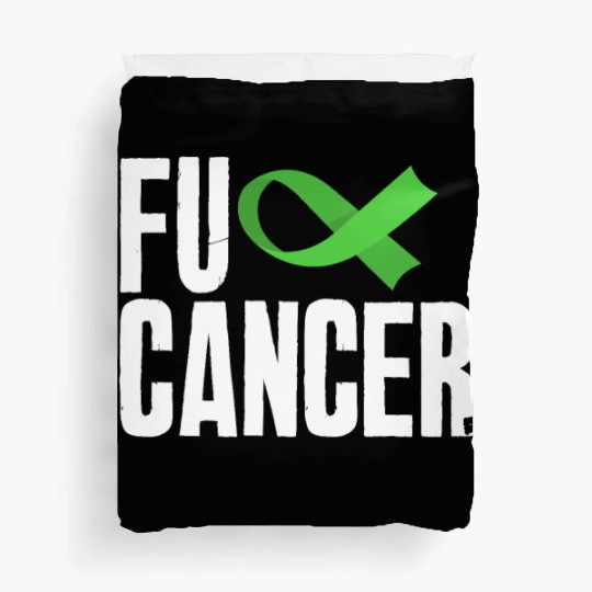 Non-Hodgkin Lymphoma Awareness Fuck Cancer Duvet Covers