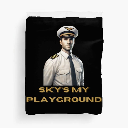 Sky's My Playground - Duvet Covers for Pilots