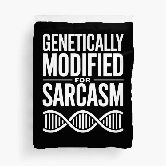 Sarcastic Genealogy DNA Test Genetics Biologist Duvet Covers