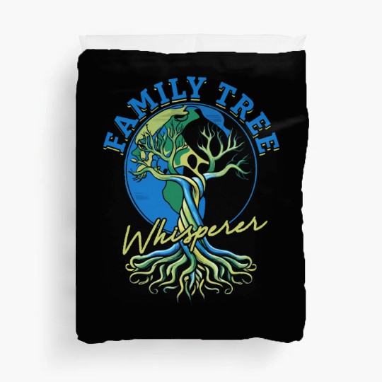 Genealogy Genealogist Family Tree Whisperer Duvet Covers
