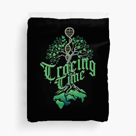 Genealogy Genealogist Ancestry Tracing Time Duvet Covers