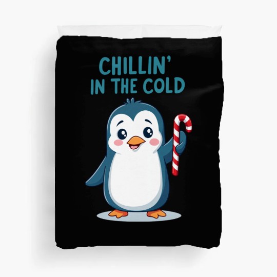 Chillin' Penguin Winter Fun Duvet Covers