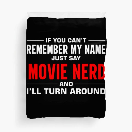 Film Cinema Watch Movie Design for a Movie Buff Duvet Covers