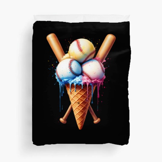 Baseball Ice Cream Duvet Covers