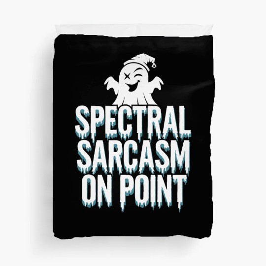 Paranormal Comedy Funny Ghost Humor Lighthearted Duvet Covers