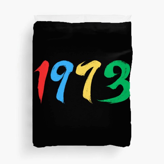 1973, 50th birthday Duvet Covers