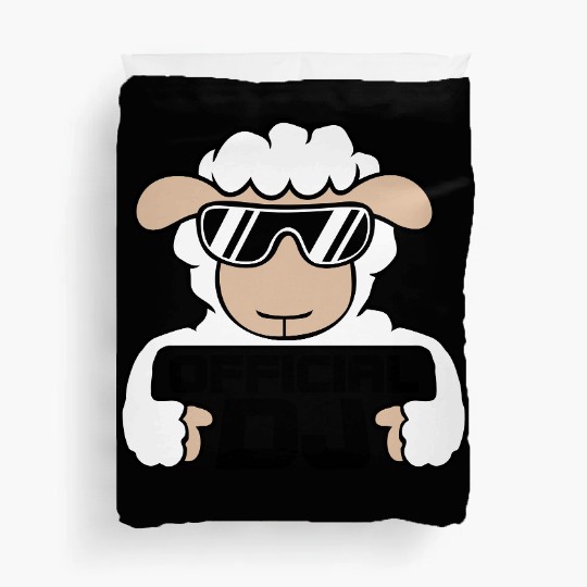 Sheep Official Dj Sunglasses Party Lamb Music Cool Duvet Covers