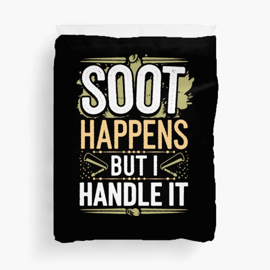 Chimney Sweeping Traditional Trades Fireplace Duvet Covers