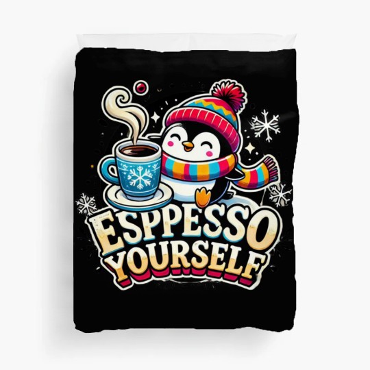 panda powered by caffeine 1 Duvet Covers