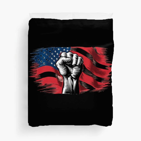 Martin Luther King Day Fight for the poeple Duvet Covers