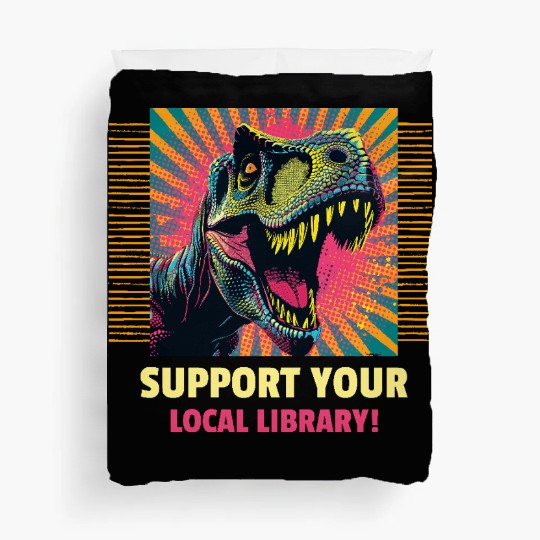 Support Your Local Library Duvet Covers
