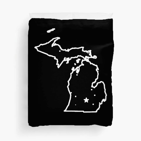 Michigan The Great Lakes State USA Cool Duvet Covers Am