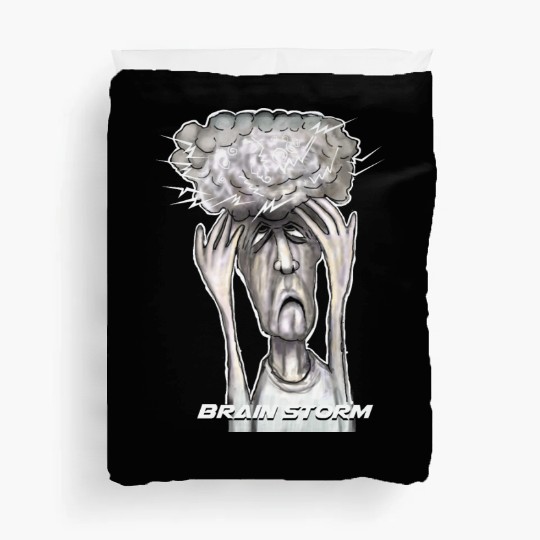brain storm Duvet Covers