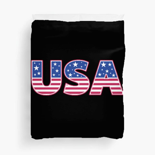 USA Patriotic National American Flag Women Men 4th Duvet Covers