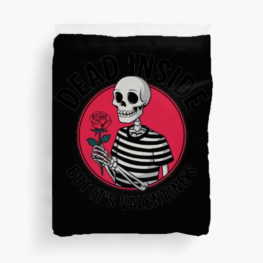 Valentine's Day Men's Duvet Covers | Dead Inside