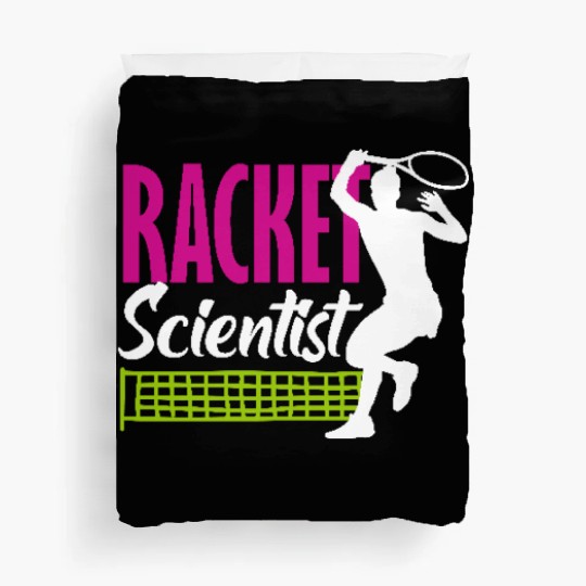 Racket Scientist Tennis Enthusiast Design Duvet Covers