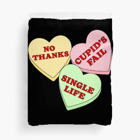 Valentines Candy Hearts Duvet Covers