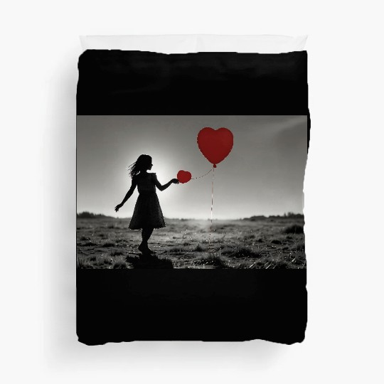 Girl With Balloon Banksy Duvet Covers