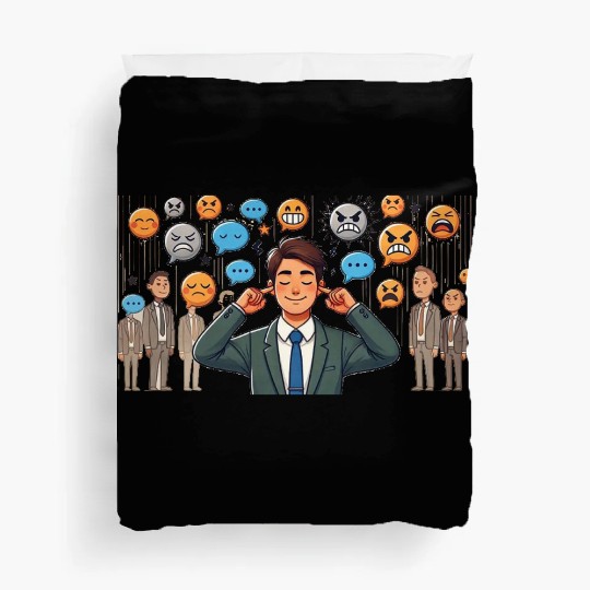 clear mind Duvet Covers