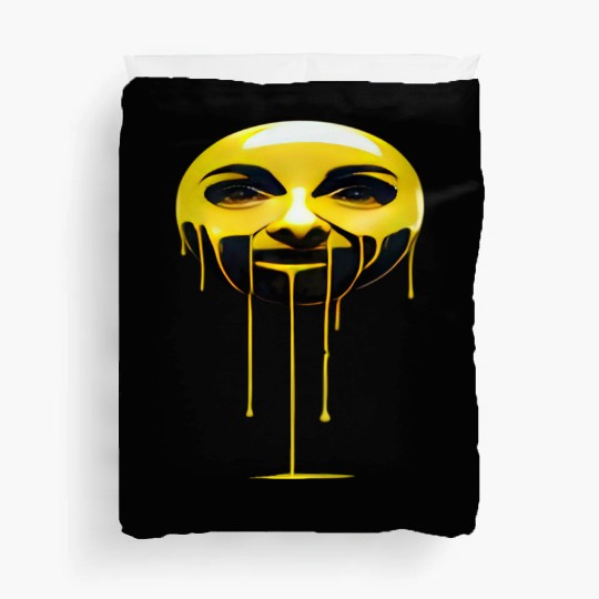 Melting Gold Face Duvet Covers