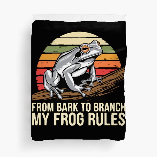 Gray Tree Frog Lover Animal Amphibian Froggy Toad Duvet Covers