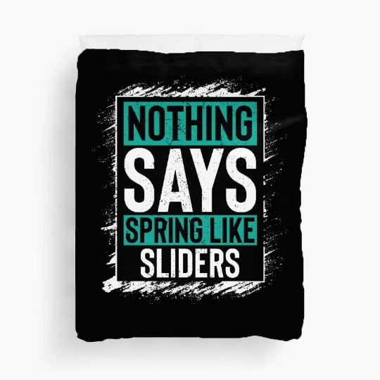 Nothing Says Spring Like Sliders Fun Vibes Duvet Covers