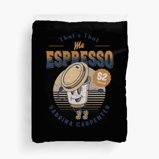 Coffee Cup Comics Mascot Espresso drink Duvet Covers