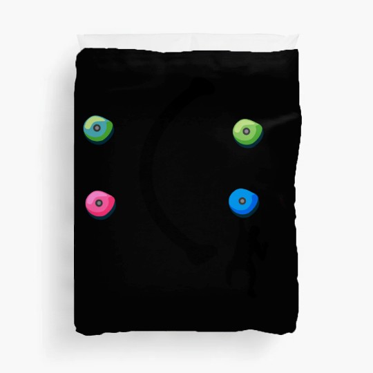 bouldering, boulderer, gift, cool, climbing wall, Duvet Covers