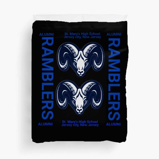 RAMBLERS AT St MARY S HIGH School JCNJ Duvet Covers