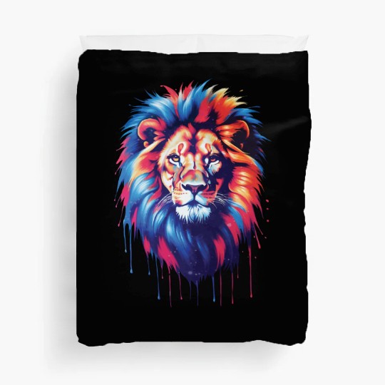 Funny Lion Owner Lion Lover Animal Safari Art Zoo Duvet Covers