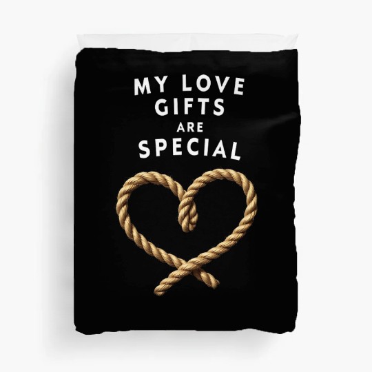 Funny BDSM Valentine My Love Gifts Are Special Duvet Covers