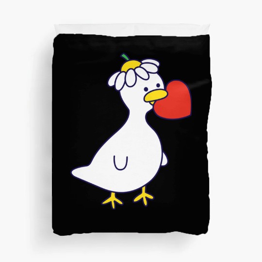 Silly Goose in Love Duvet Covers