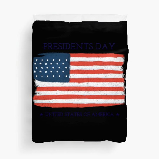US flag.Presidents Day Duvet Covers