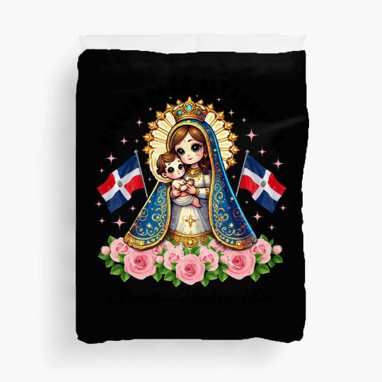 Our Lady of Altagracia Dominican Republic Catholic Duvet Covers