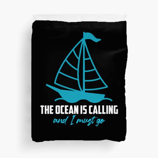 Florida Keys THE OCEAN IS CALLING I MUST GO Duvet Covers